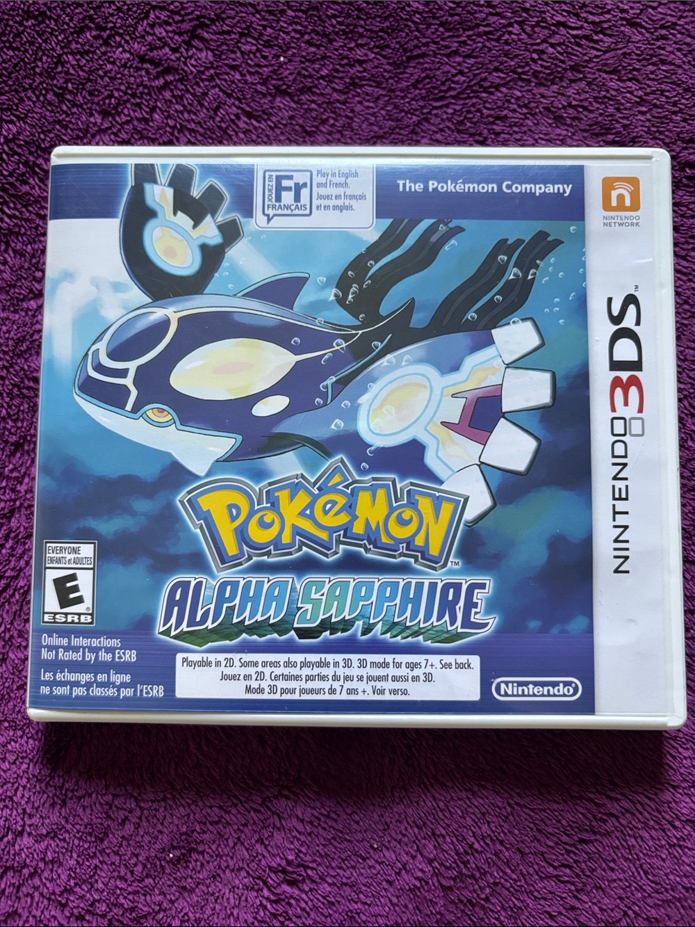Pokémon Alpha Sapphire Nintendo 3DS CIB